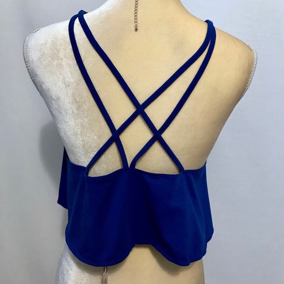Victoria's Secret NWT Blue Crop Tank Top Women Various - Picture 5 of 10